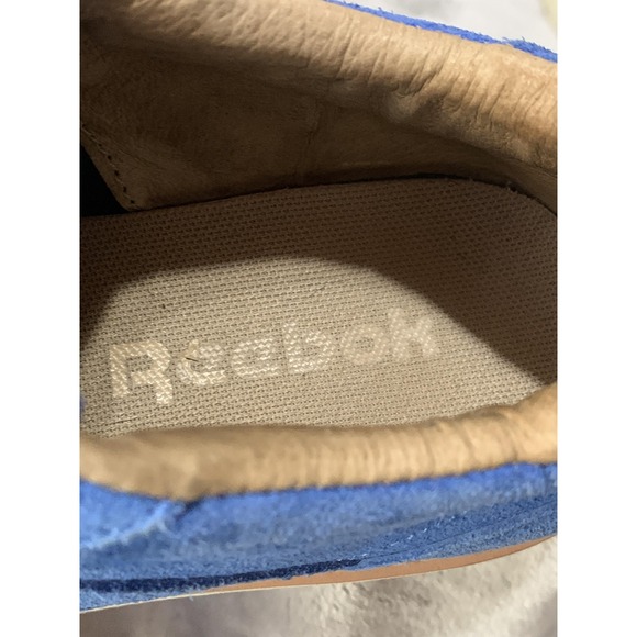 Reebok Exofit RW Boots Mens Size 7.5 Blue Suede Hiking Vibram Trail Outdoor Rare - Picture 12 of 16